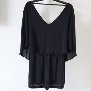 BCBGMaxAzria Black Romper Size M